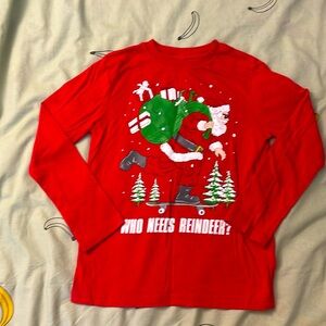 Santa long sleeve size 6-7